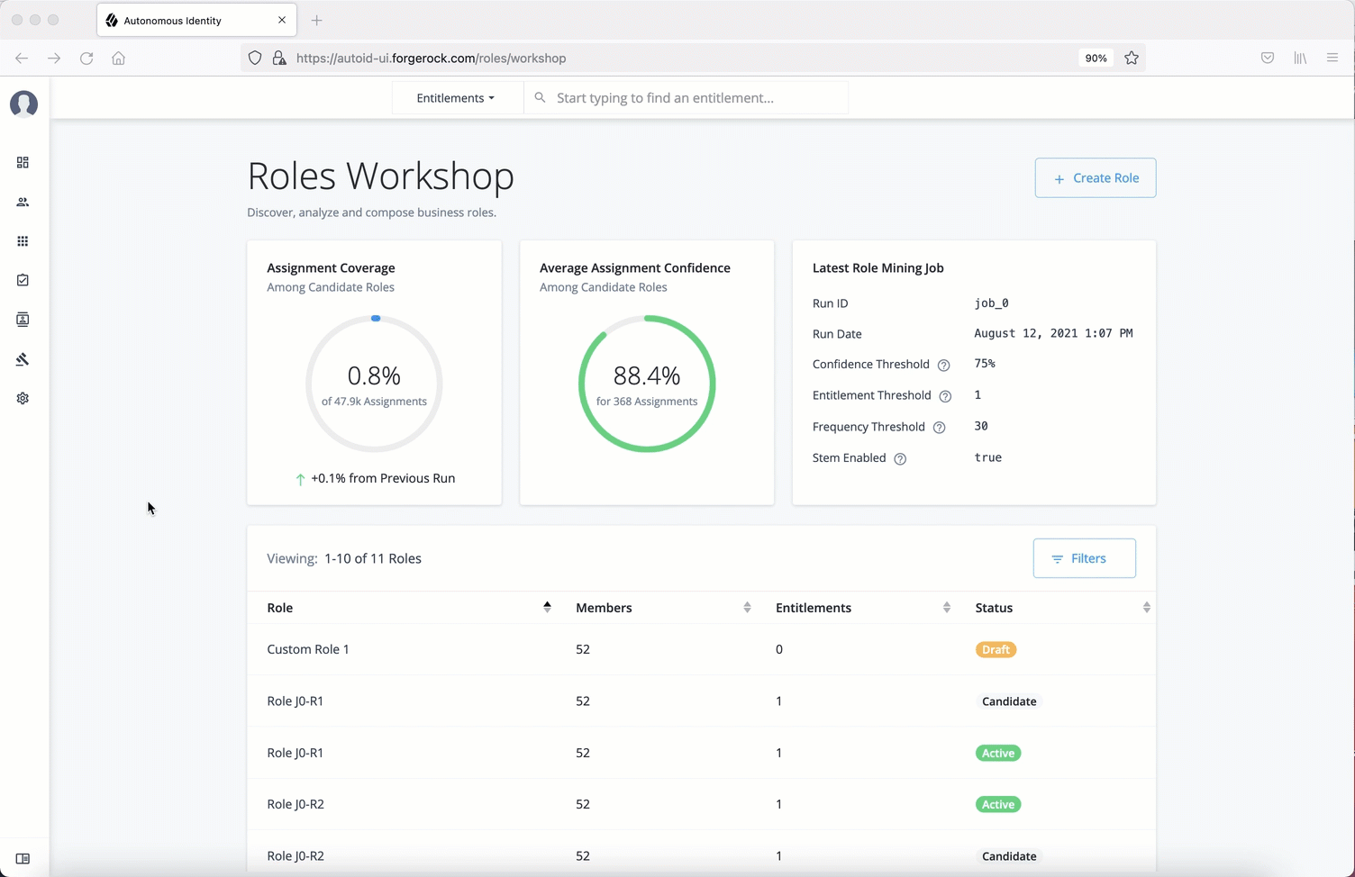 roles workshop search