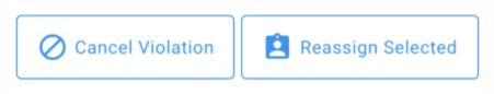 iga active violation action buttons