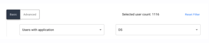 iga basic filter user application