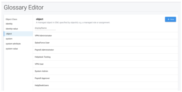 iga glossary editor interface