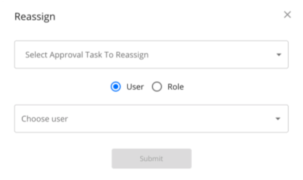 iga reassignment dialog choose specific task