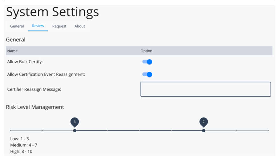 iga system settings review