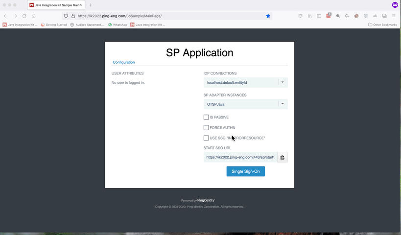 Screen recording of the user registering a new FIDO device.