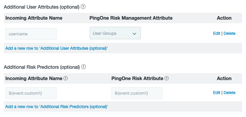 PingOne Risk IK IdP Adapter screenshot.