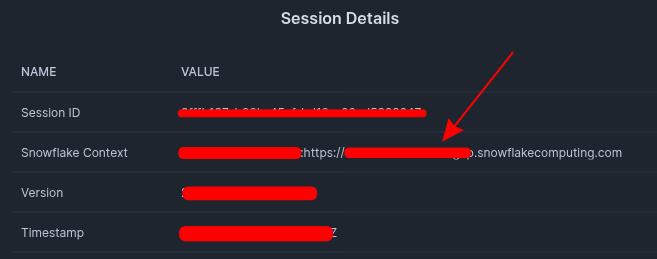Show session details