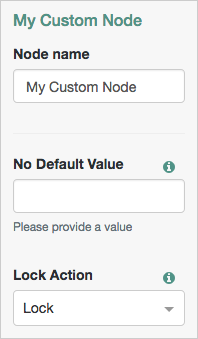 The output from an example Config interface