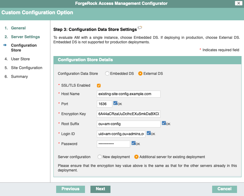 Adding an instance to an existing deployment.