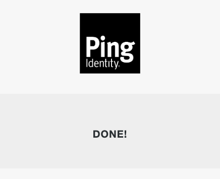 The user code part of the device flow is done.