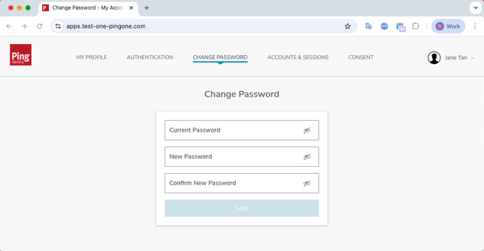 A screenshot showing the Profile page.