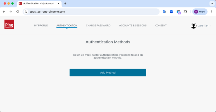A screenshot showing the Profile page.