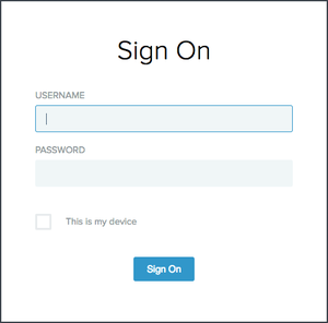 screen capture of PingID sign on screen with 