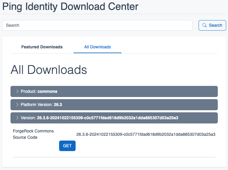 Download ForgeRock Commons source code