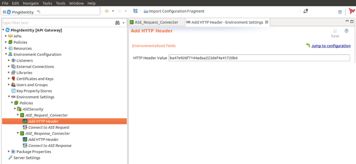 A screenshot of the Add HTTP Header page.