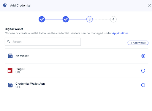 A screen capture of digit wallet.