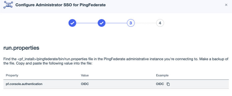 A screen capture of PingFederate SSO step 3.