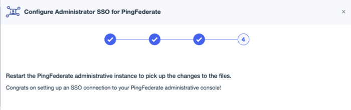 A screen capture of PingFederate SSO step 4.