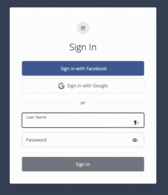 Threat detection journey sign in screen