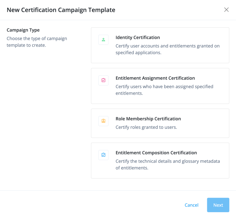 Certification template.
