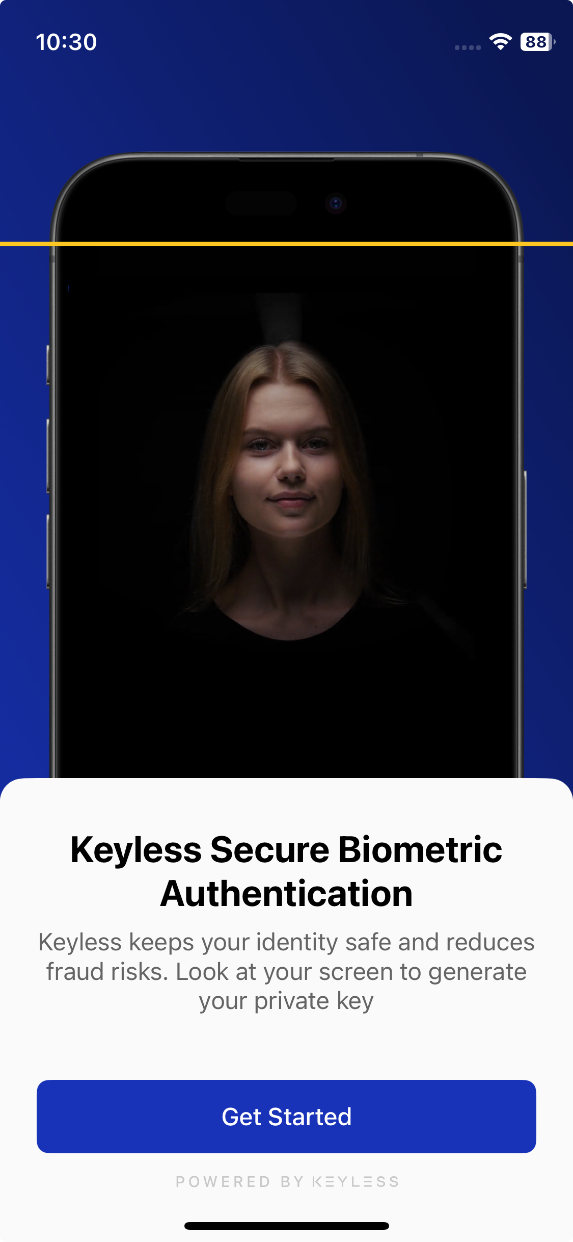 PingOne Recognize introduction screen