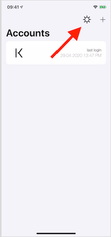 Open settings